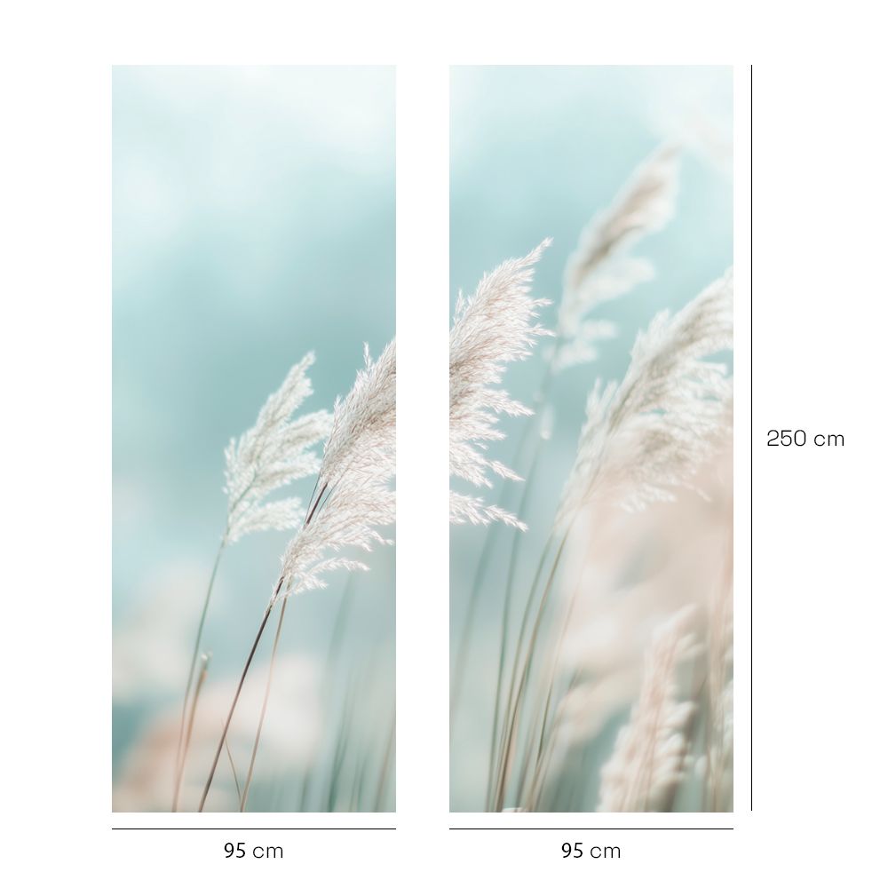 Papier peint "Herbes délicates"