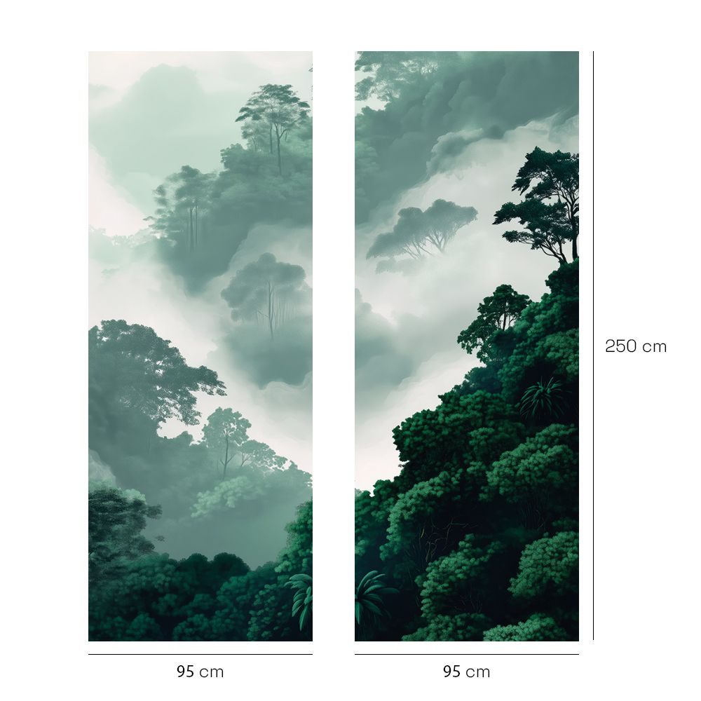 Papier peint "Paysage de forêt"