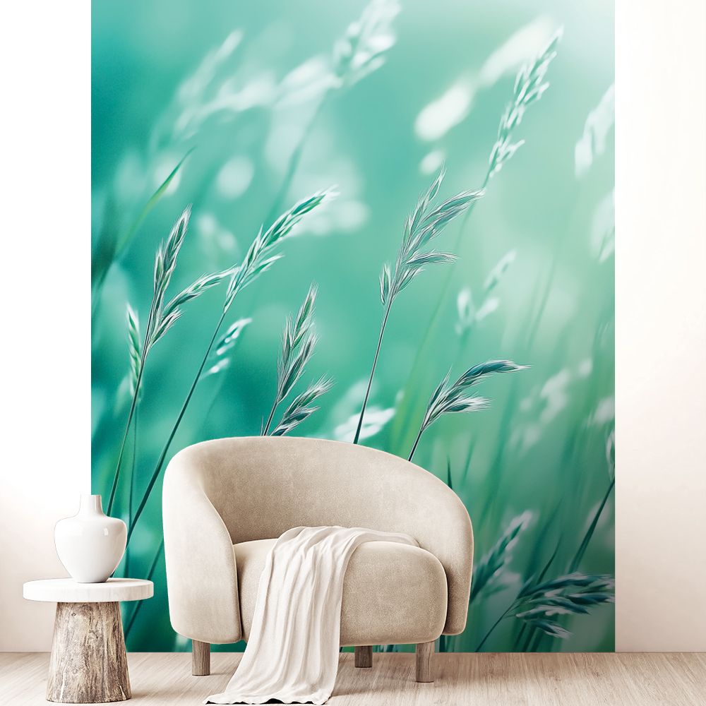 Papier peint "Herbes apaisantes"