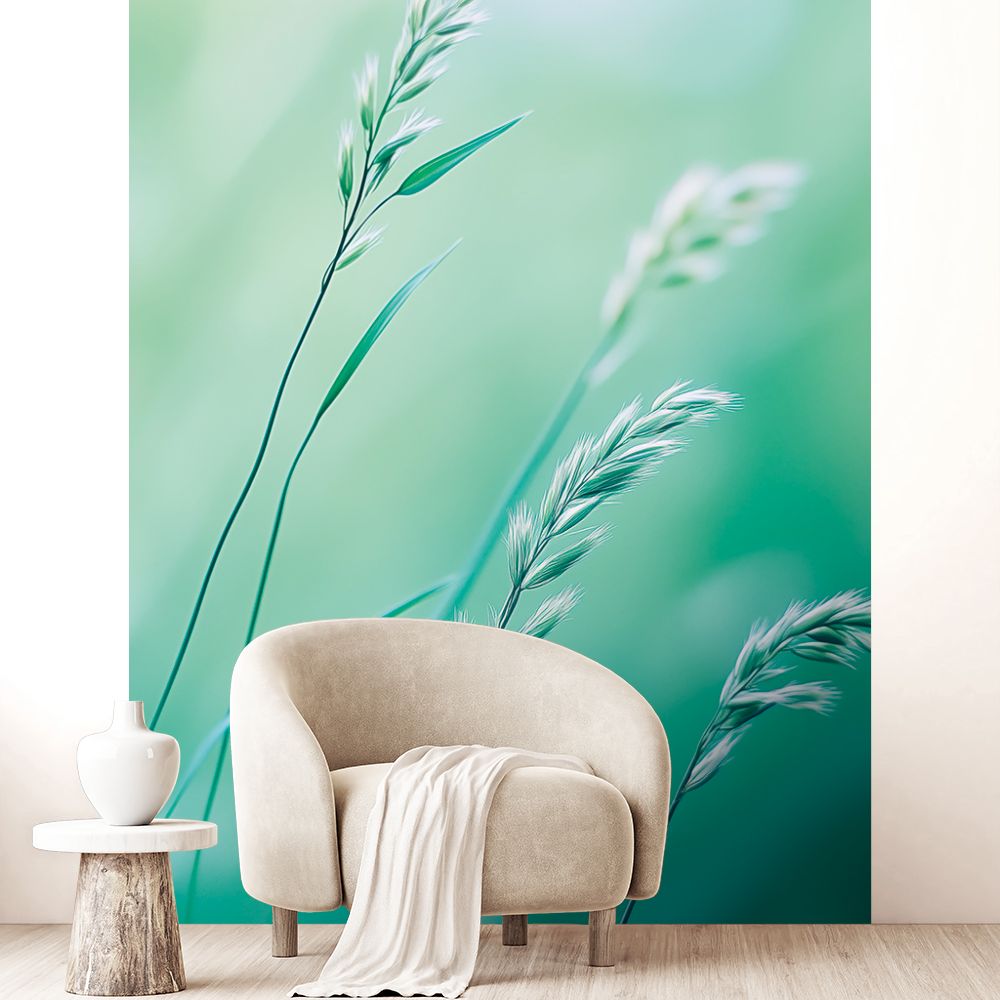 Papier peint "Herbes naturelles"