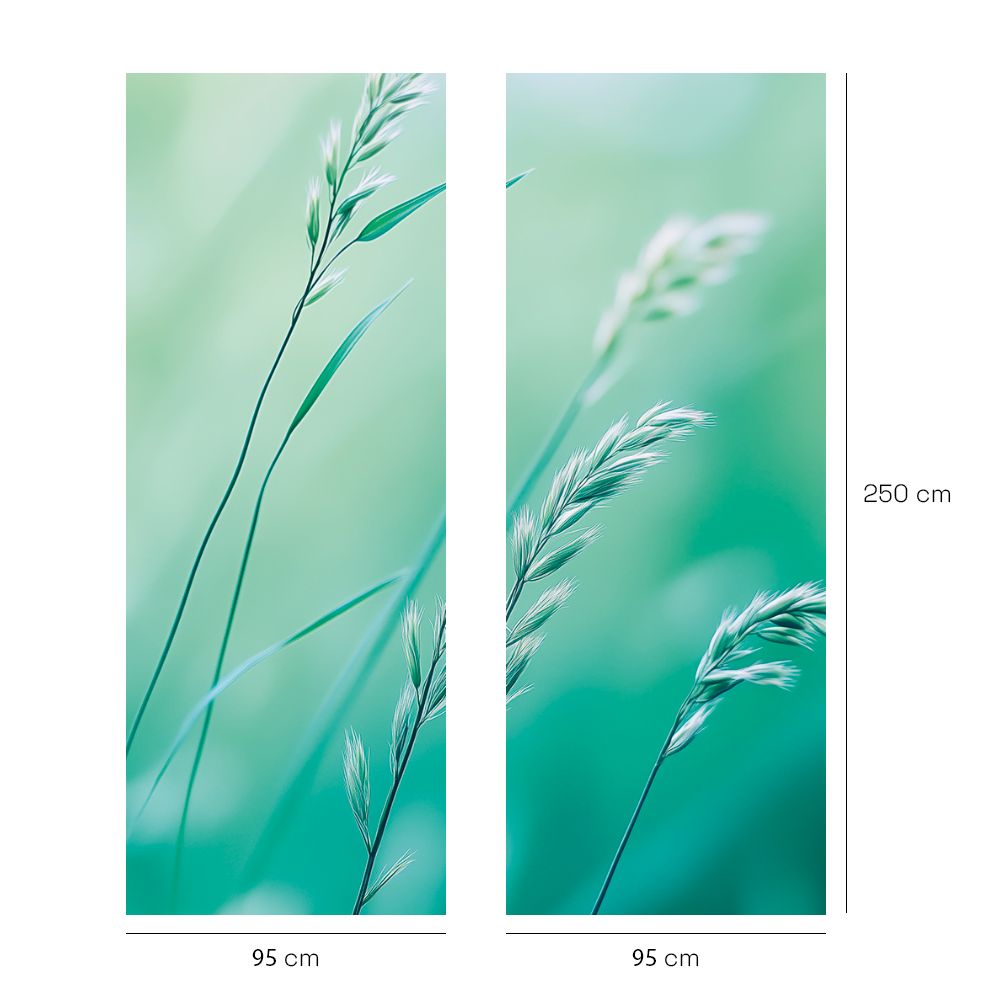 Papier peint "Herbes naturelles"