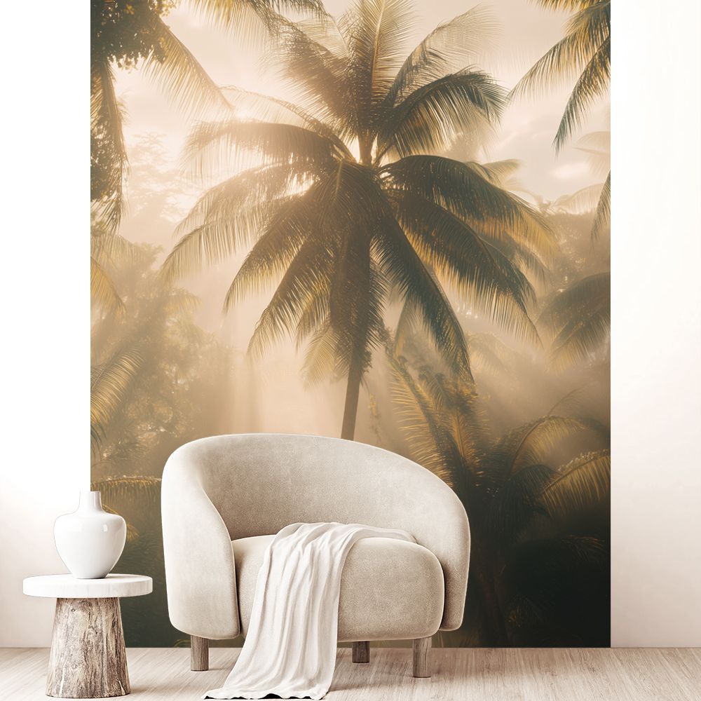 Papier peint "Forêt tropicale apaisante"