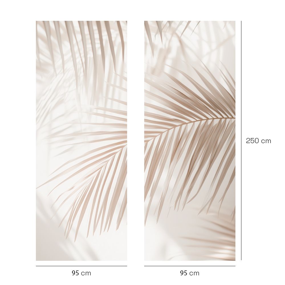 Papier peint "Feuilles élégantes"