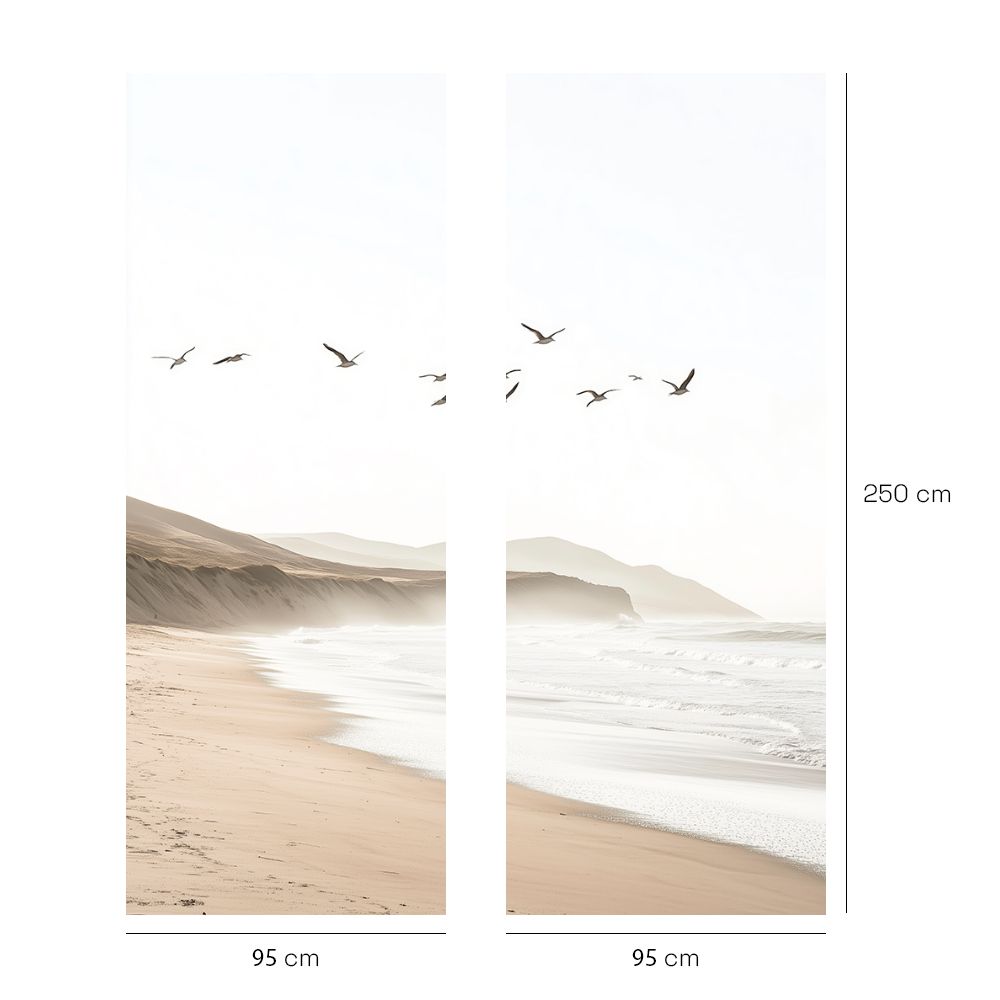 Papier peint "Paysage côtier serein"