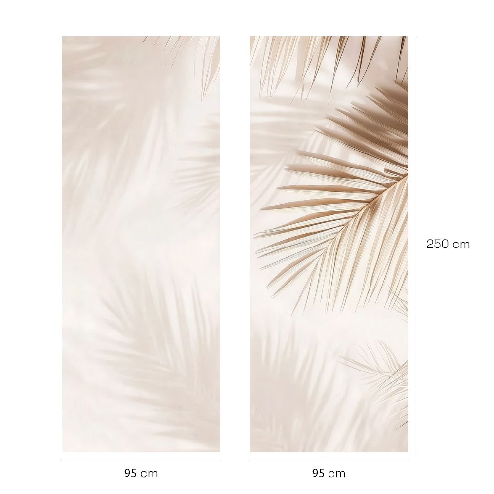 Papier peint "Palmes délicates"