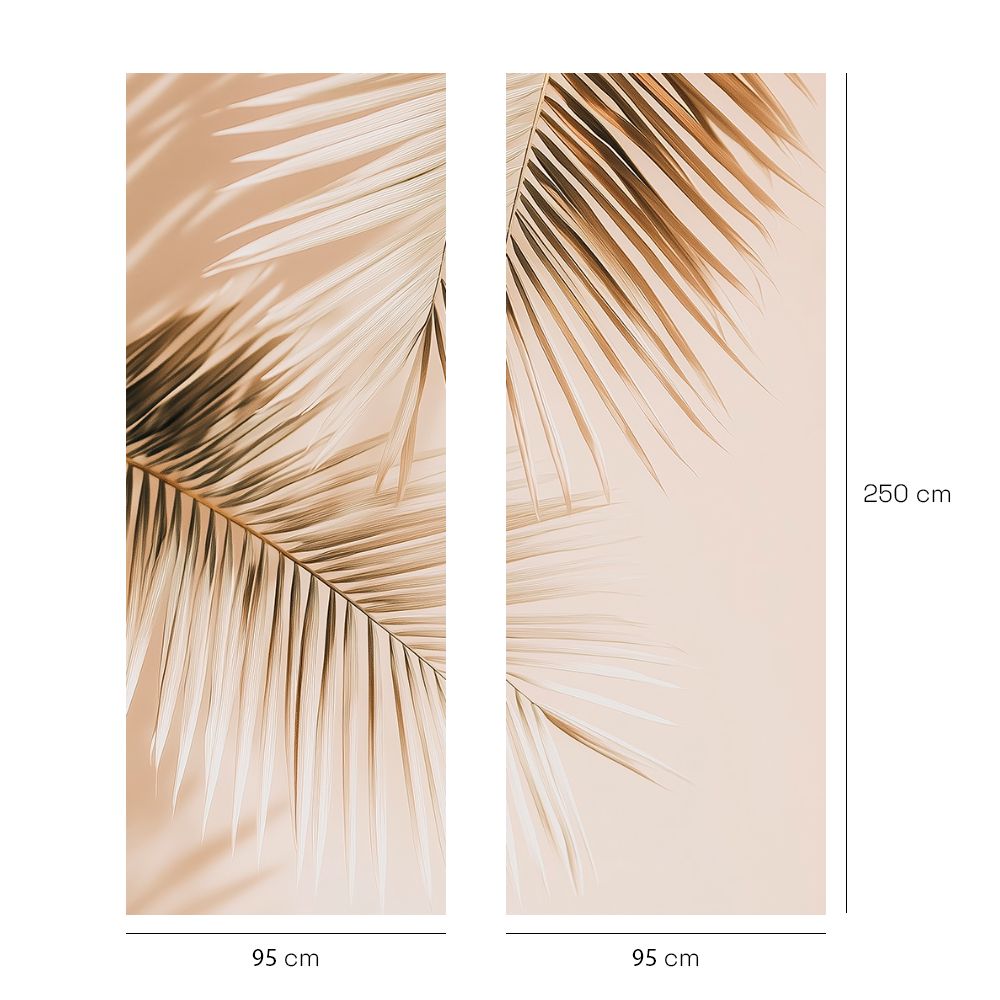 Papier peint "Feuilles apaisantes"