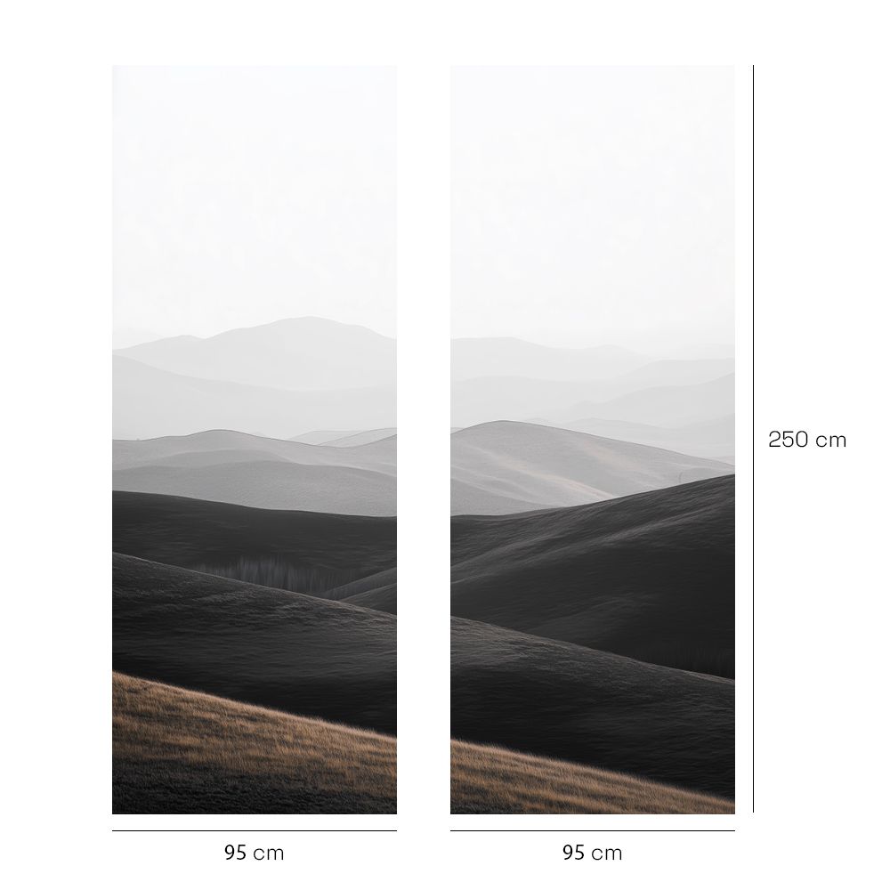 Papier peint "Collines douces"