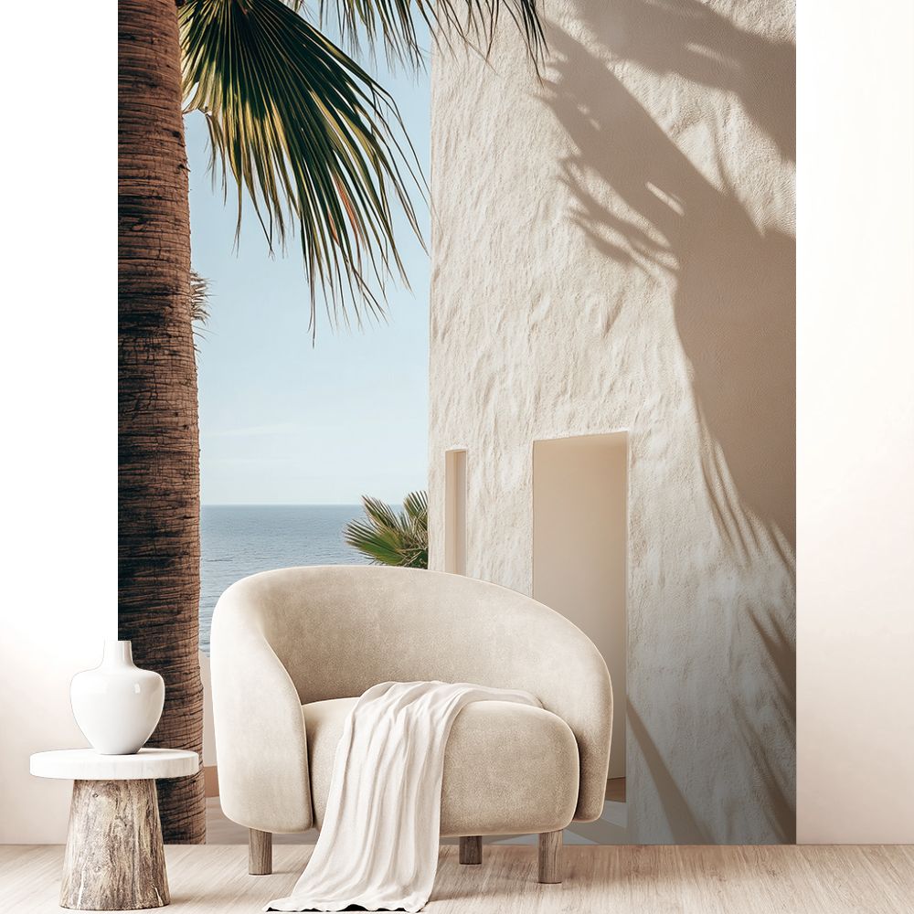 Papier peint "Vue plage sereine"