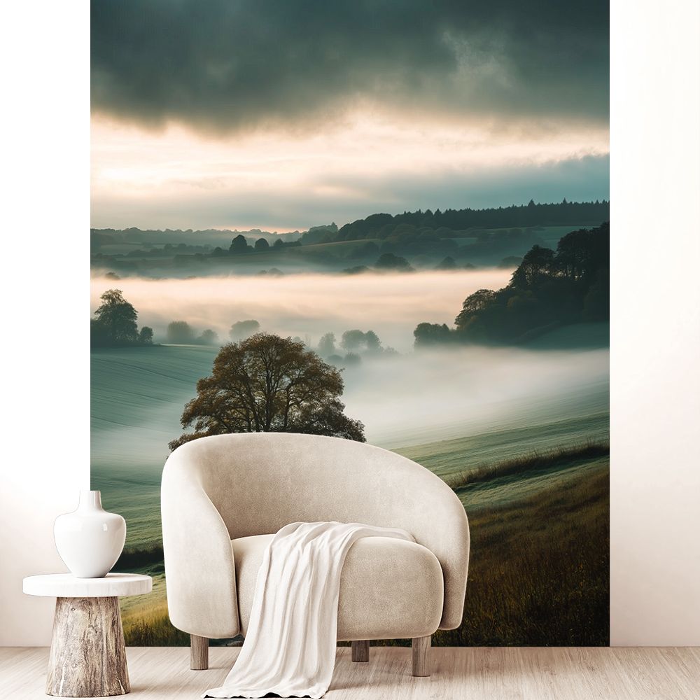 Papier peint "Brume et sérénité"