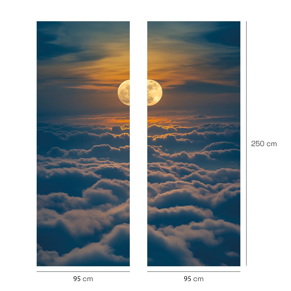 Papier peint "Ciel et nuages"