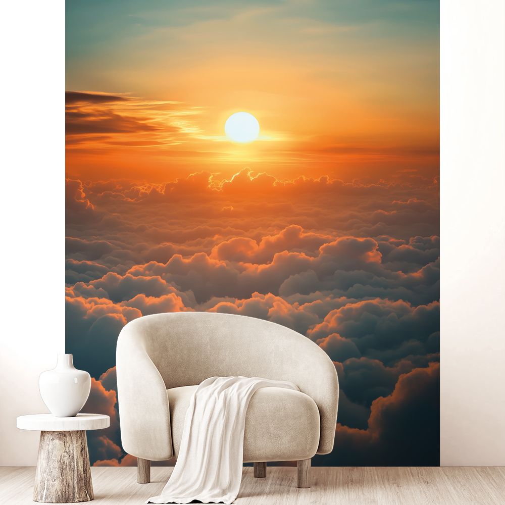 Papier peint "Coucher de soleil"