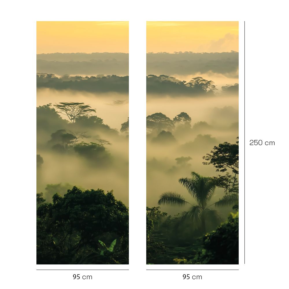 Papier peint "Jungle mystérieuse"