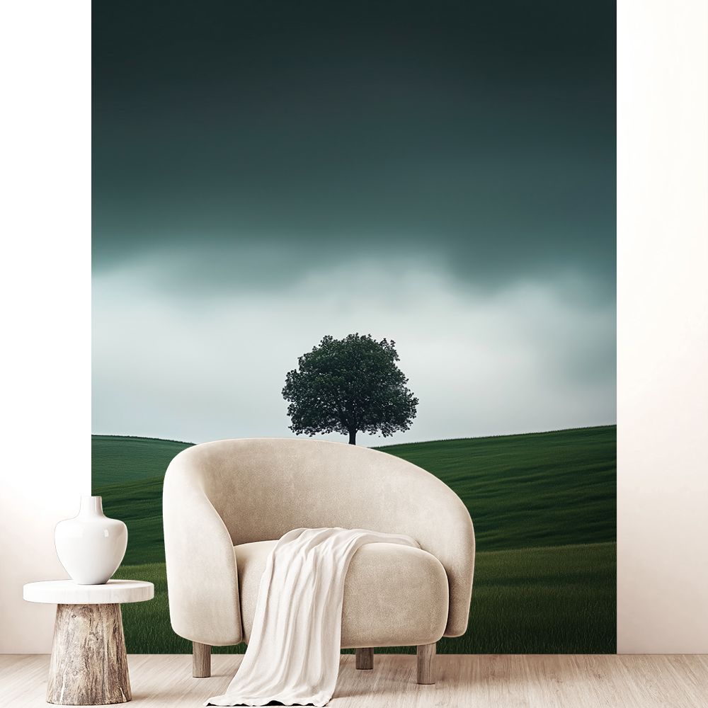 Papier peint "Arbre solitaire"