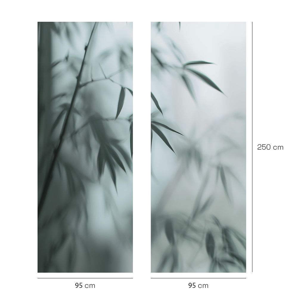 Papier peint "Bambou naturel"