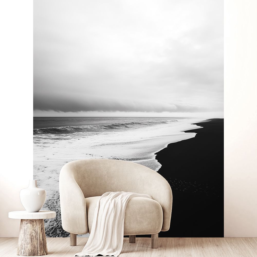 Papier peint "Plage dramatique"