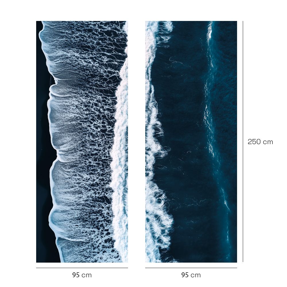 Papier peint "Vagues océaniques calmes"