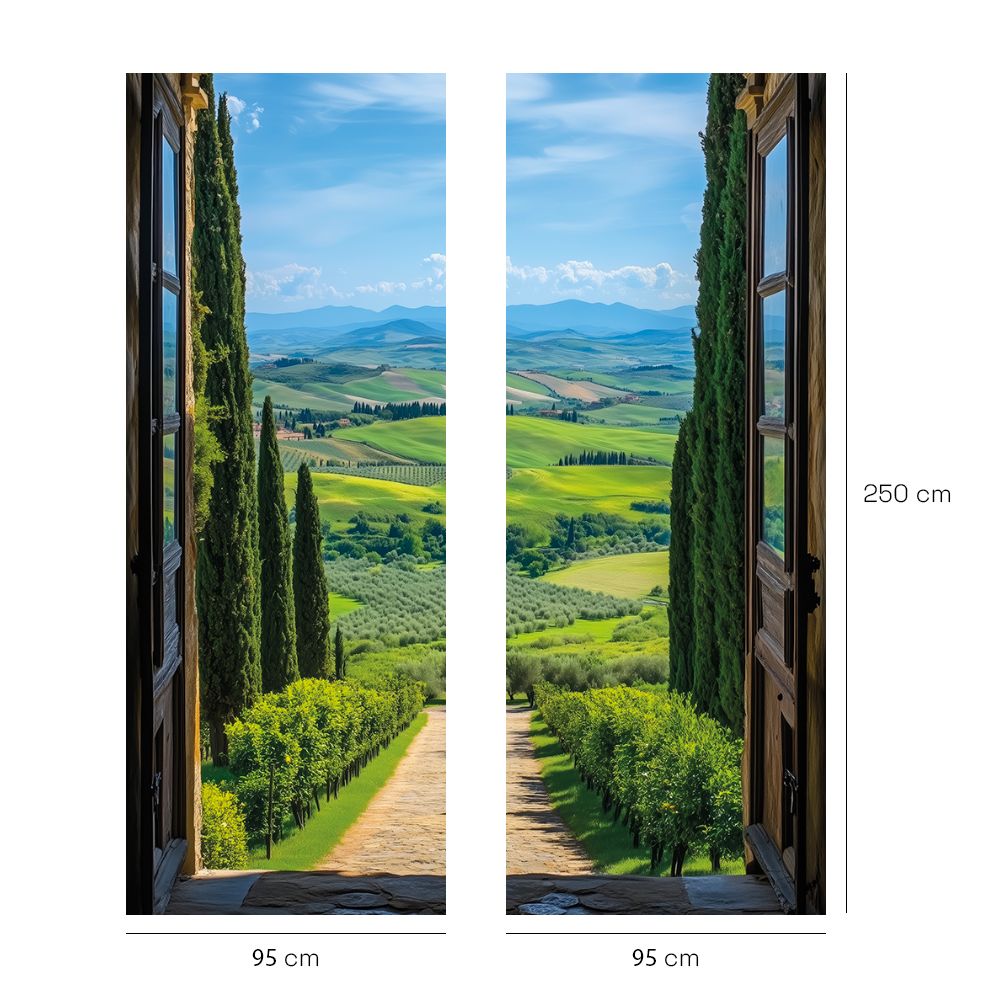 Papier peint "Panorama apaisant"