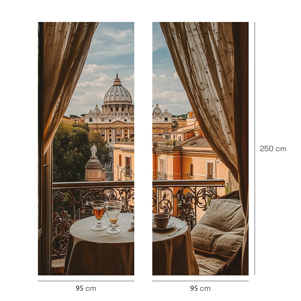 Papier peint "Vue urbaine élégante"