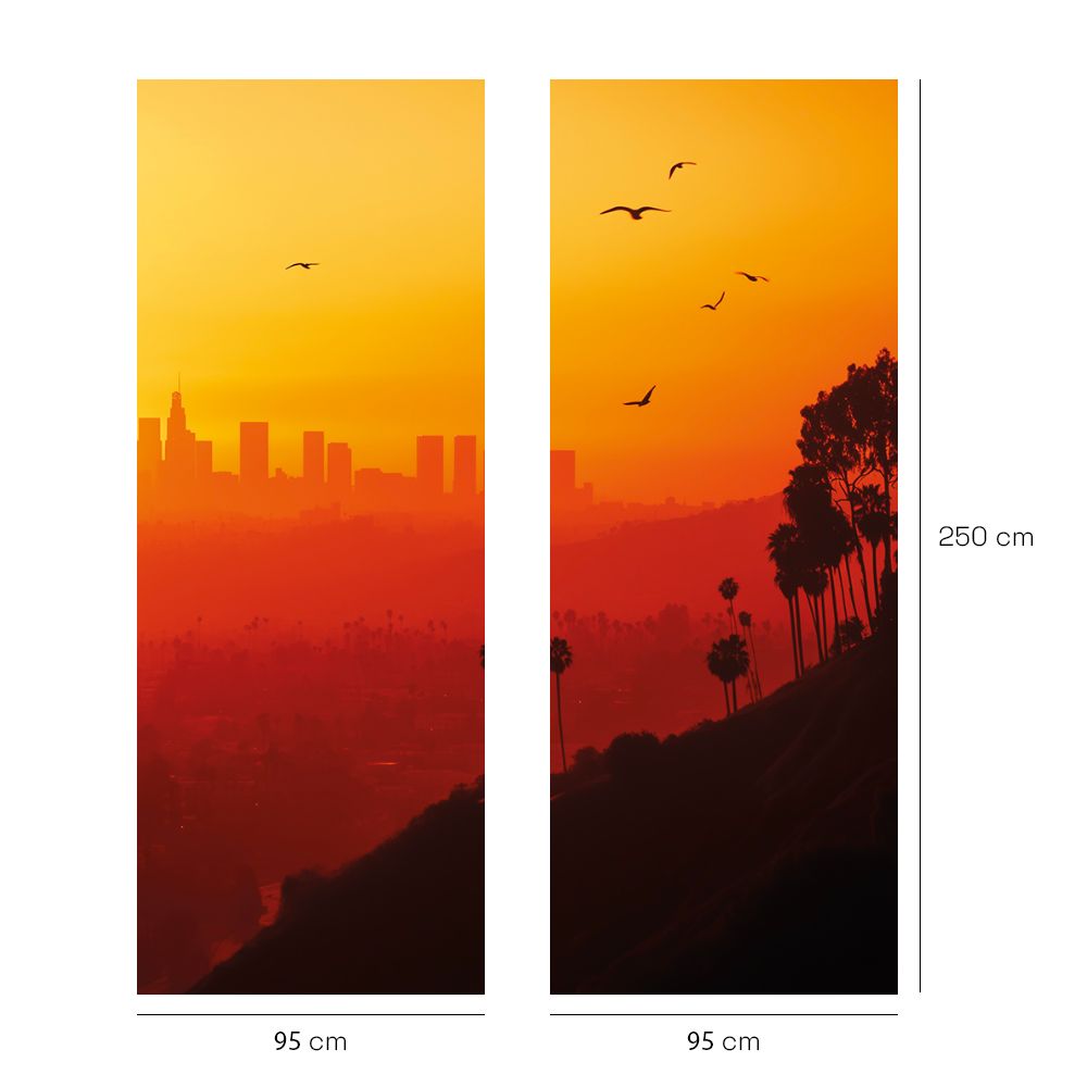 Papier peint "Coucher de soleil"