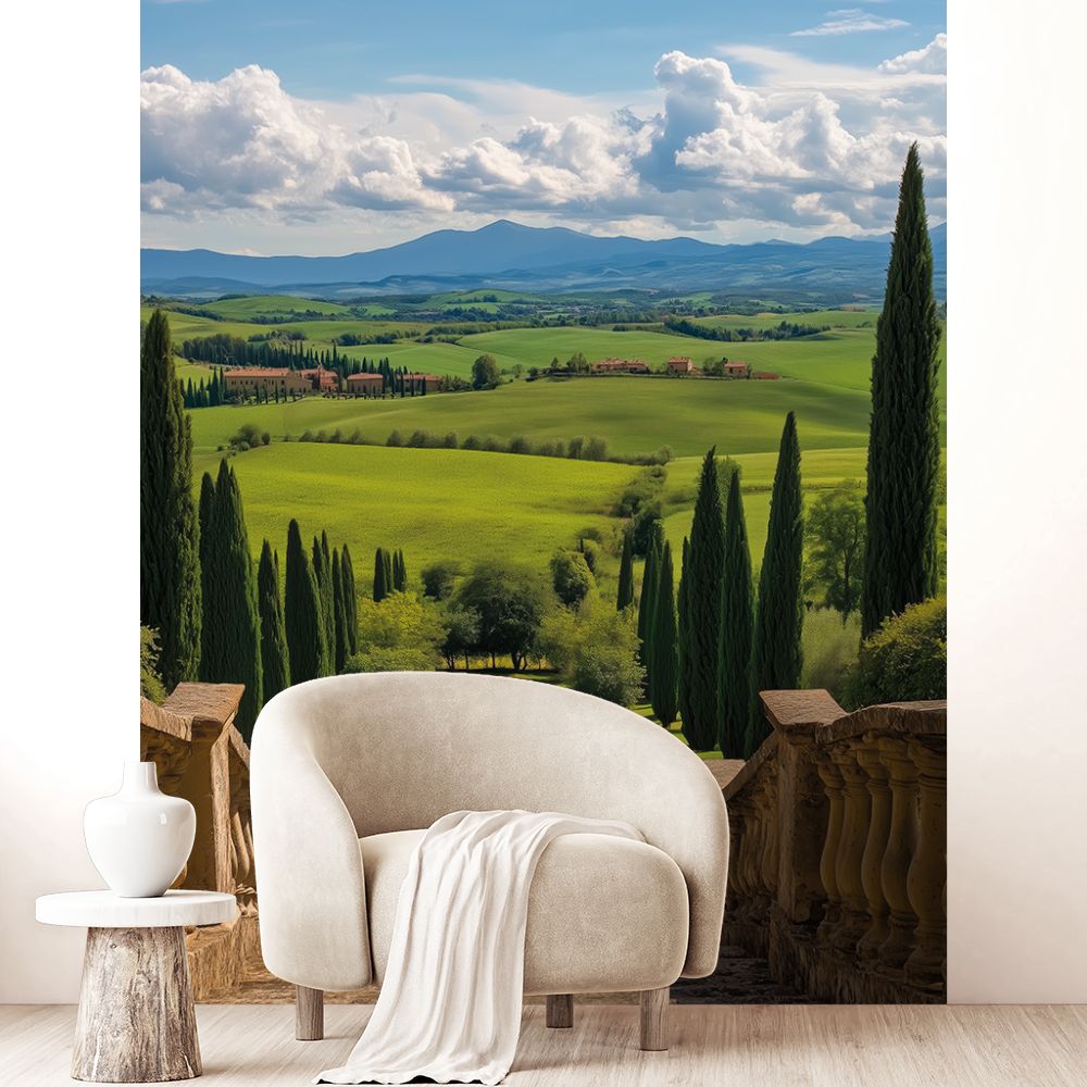 Papier peint "Paysage serein naturel"