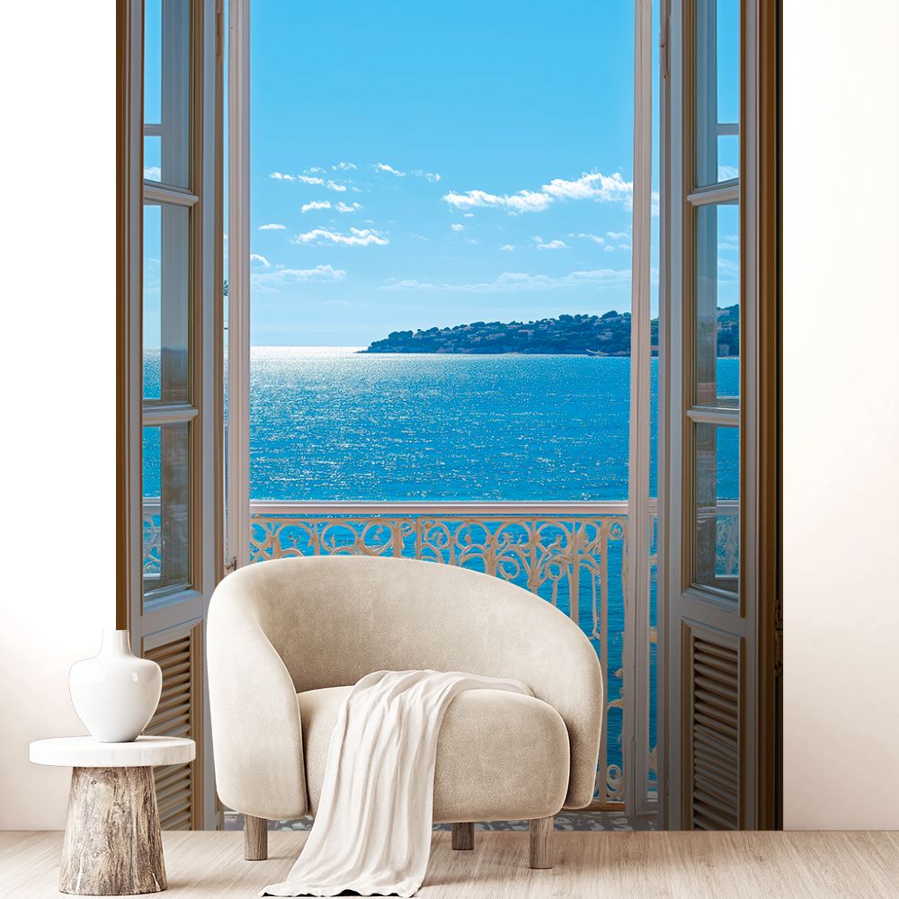 Papier peint "Vue sur mer"