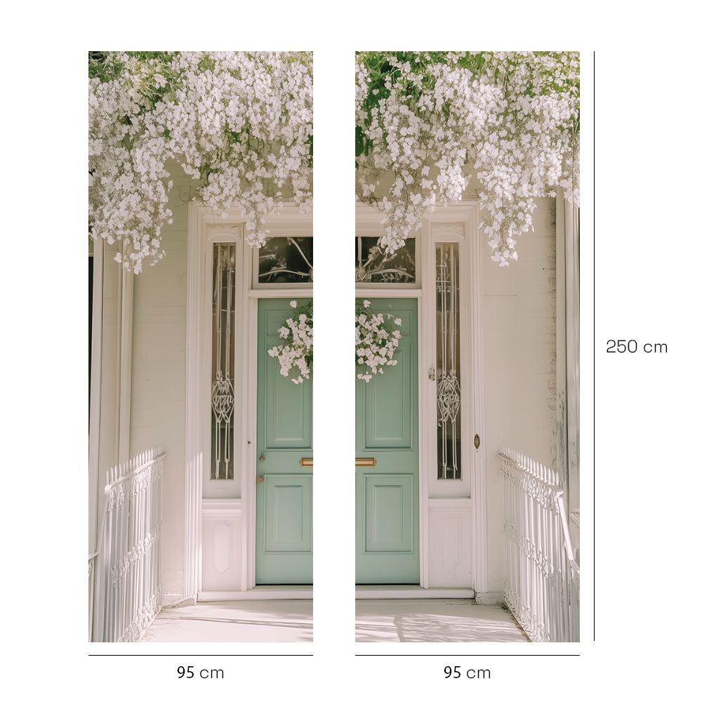 Papier peint "Élégance florale et vintage"