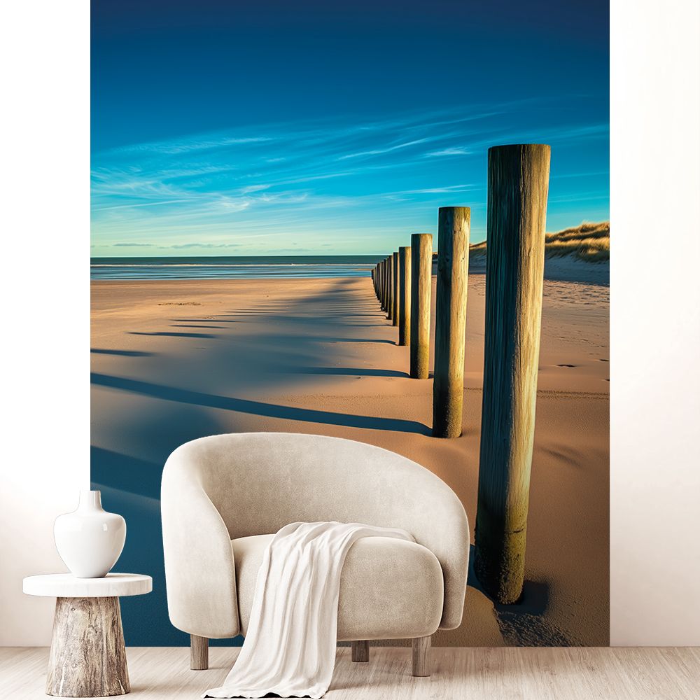 Papier peint "Plage et mer"