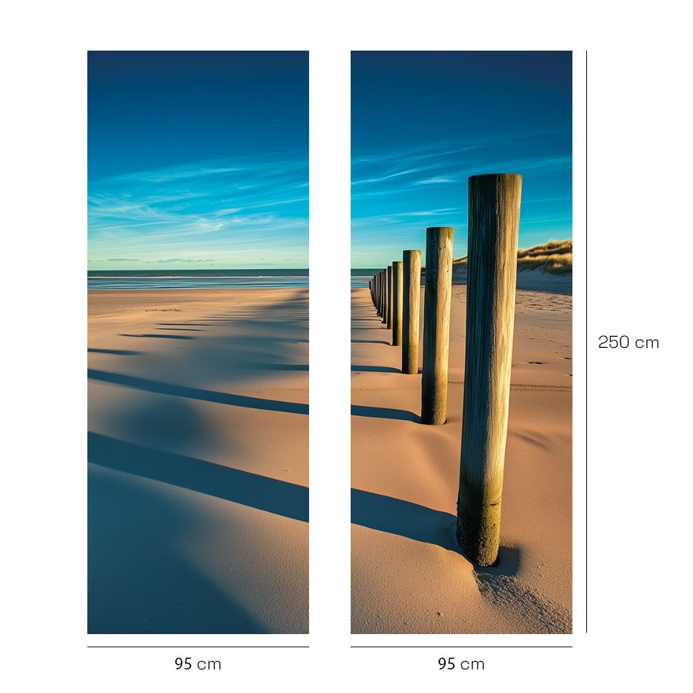 Papier peint "Plage et mer"