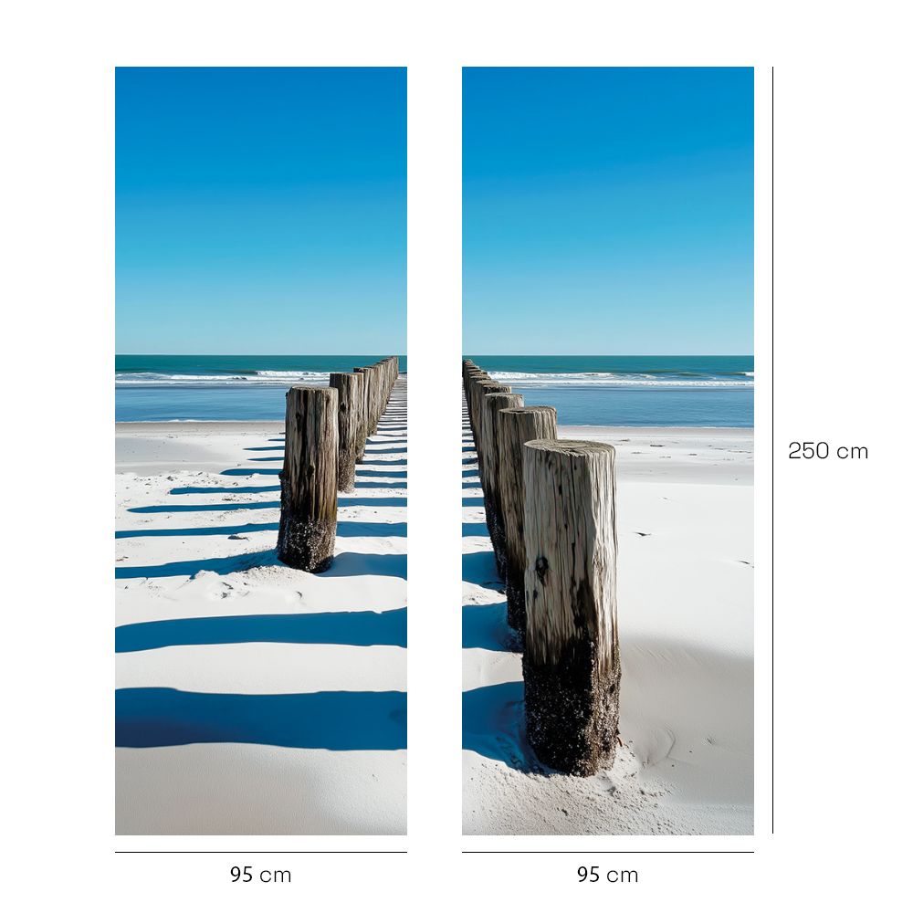 Papier peint "Tranquillité côtière"