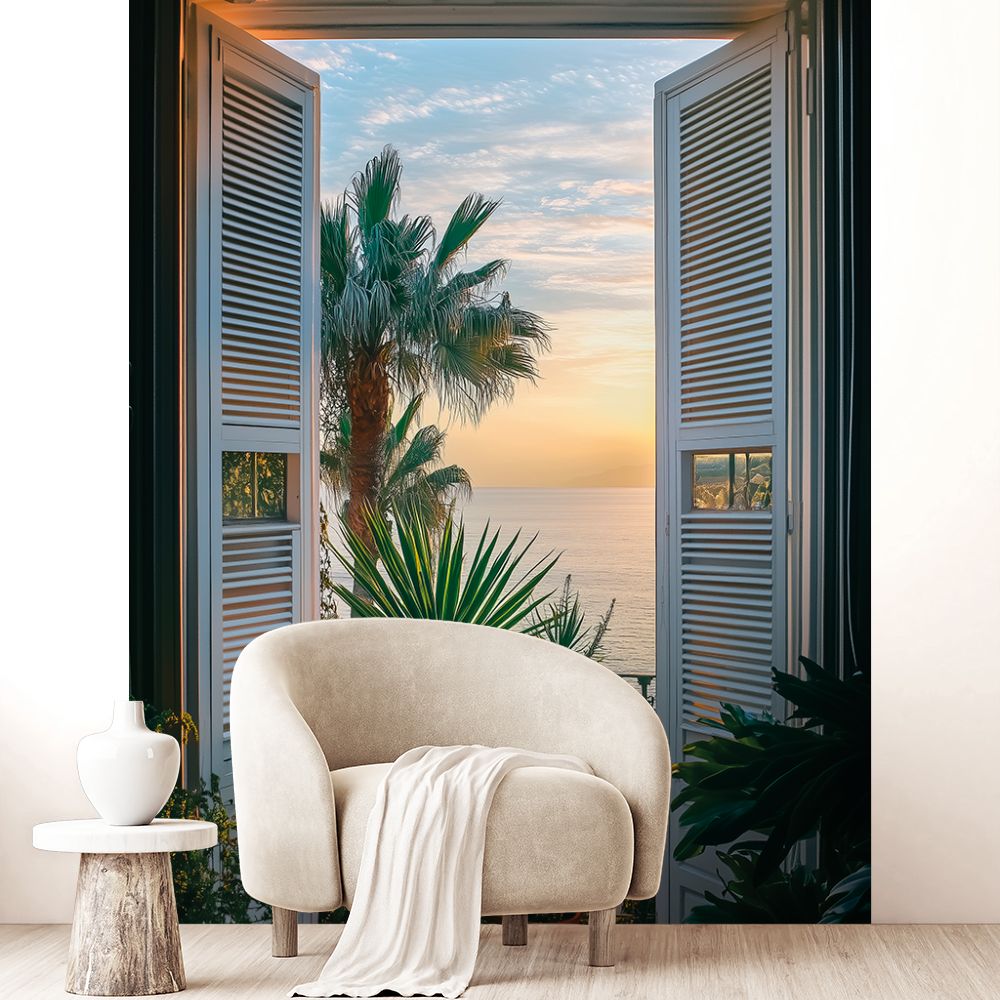 Papier peint "Vue relaxante naturelle"