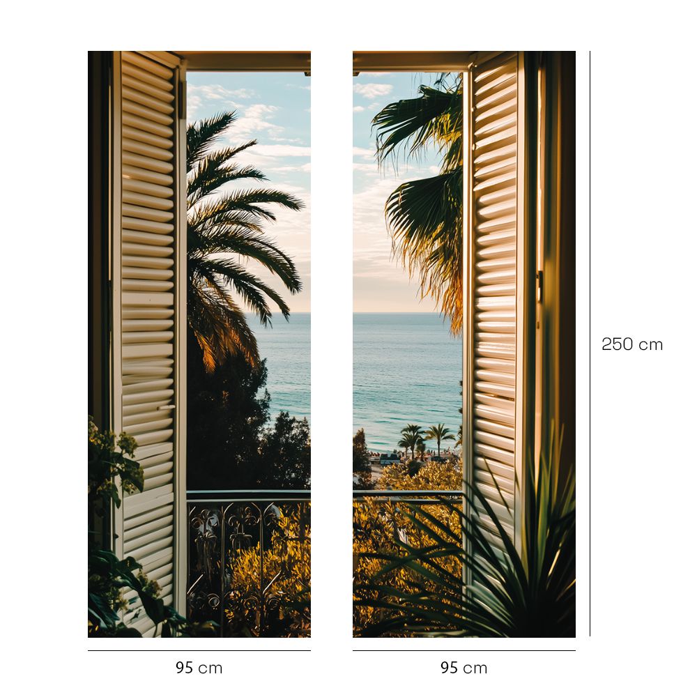 Papier peint "Vue sur océan"