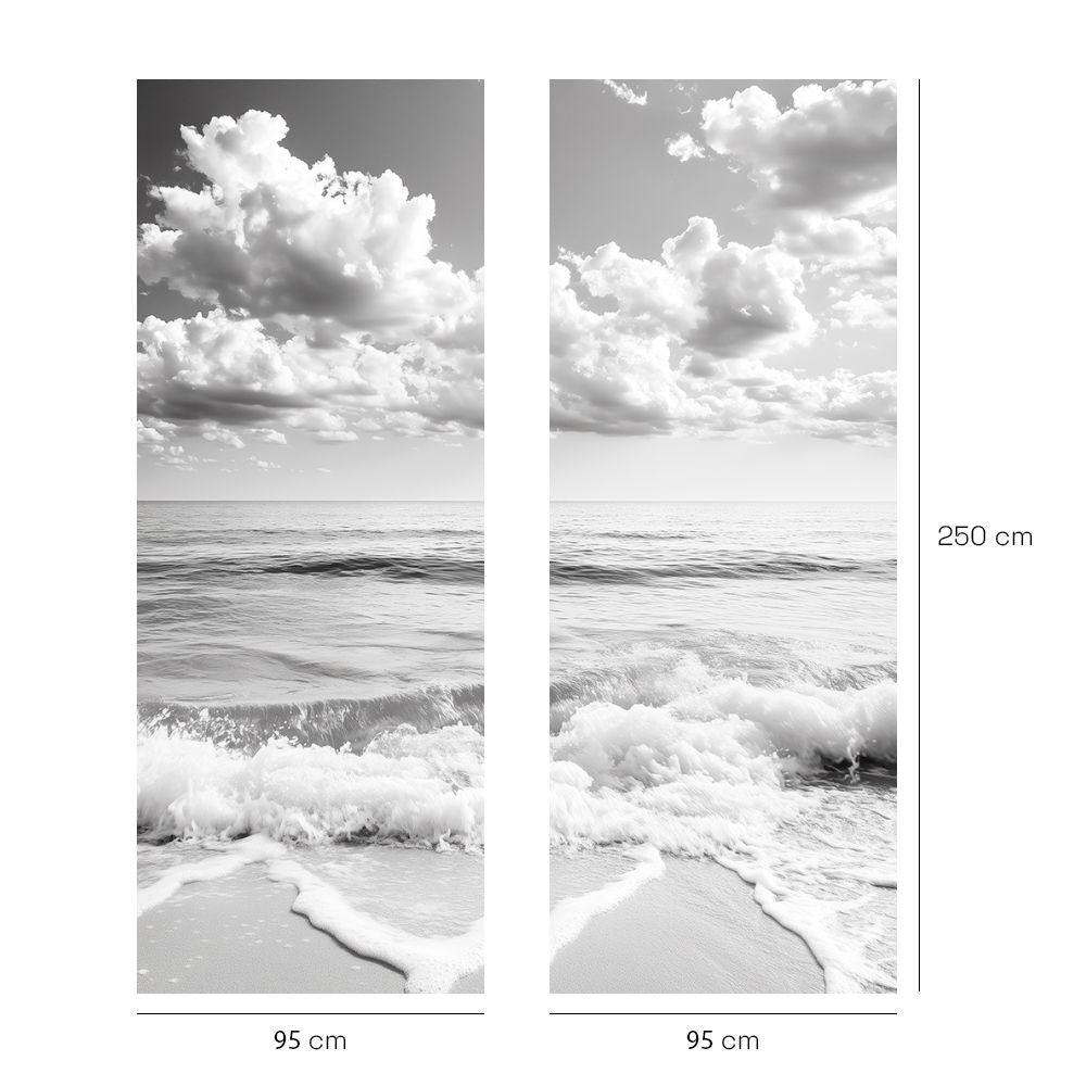 Papier peint "Vagues sereines"