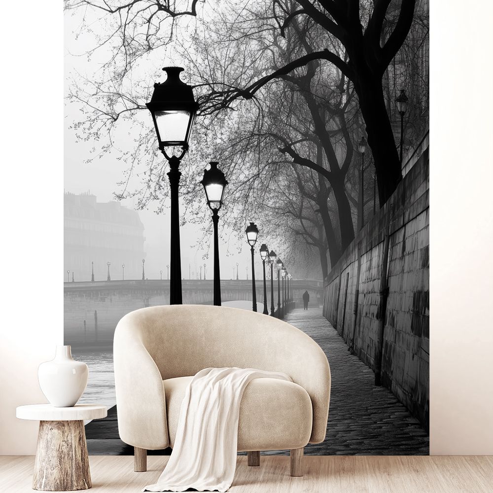 Papier peint "Ambiance urbaine sereine"