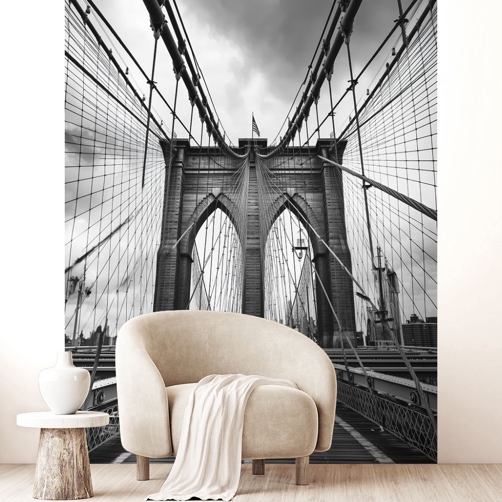Papier peint "Pont urbain iconique"