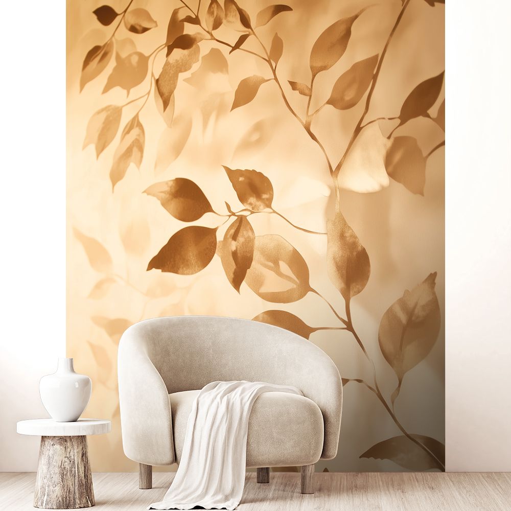 Papier peint "Feuilles élégantes"