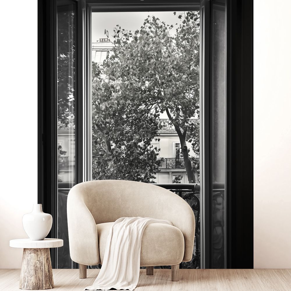 Papier peint "Vue urbaine apaisante"