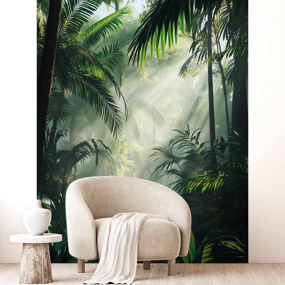 Papier peint "Forêt luxuriante"