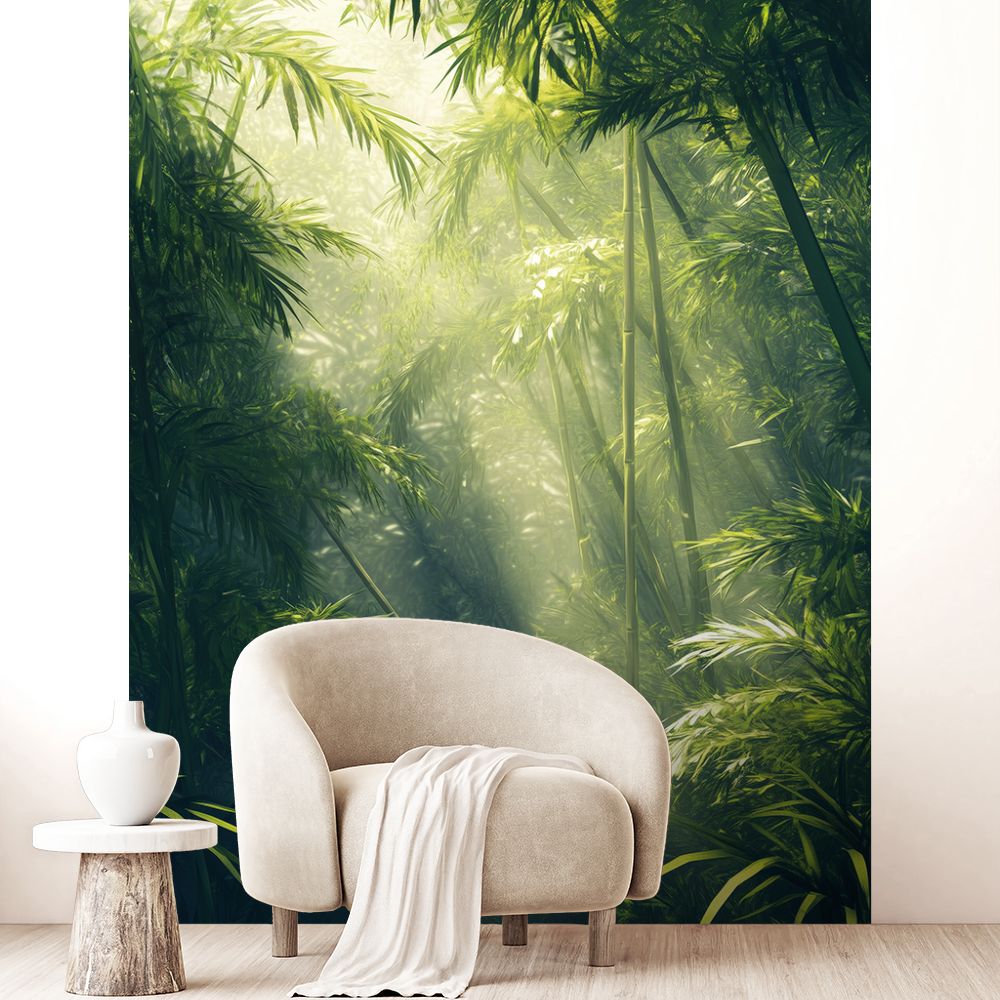 Papier peint "Forêt luxuriante"