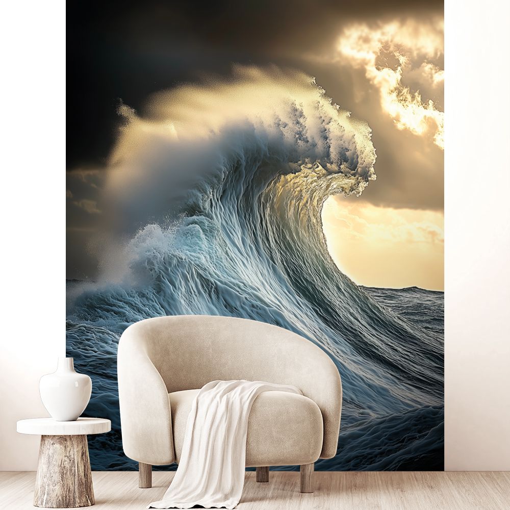Papier peint "Vagues majestueuses"