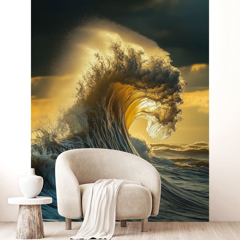 Papier peint "Vagues majestueuses"