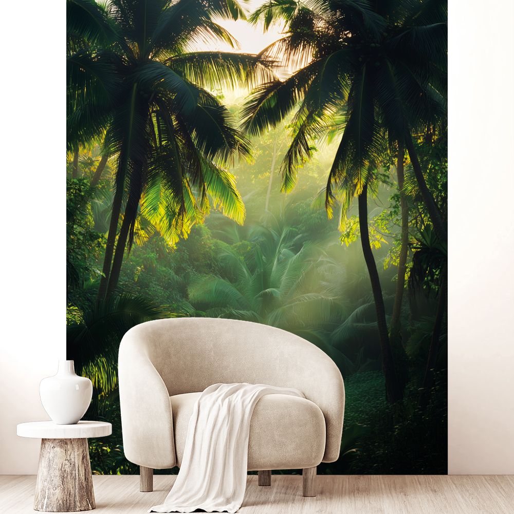 Papier peint "Luxuriance tropicale"