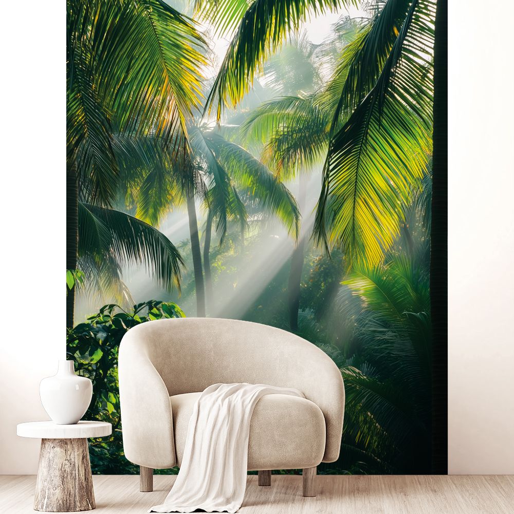 Papier peint "Forêt tropicale luxuriante"