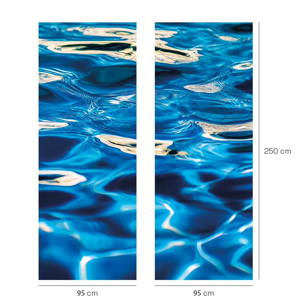 Papier peint "Effet aquatique serein"