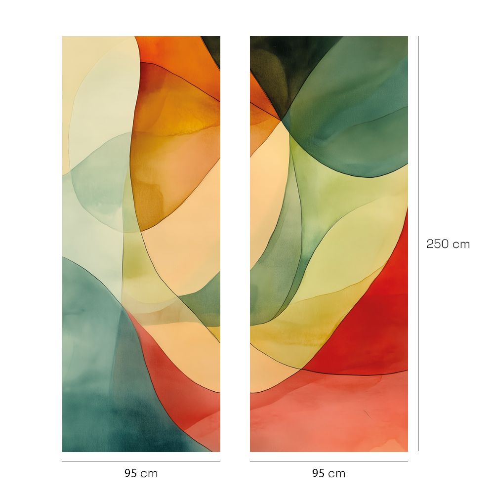 Papier peint "Lignes fluides"