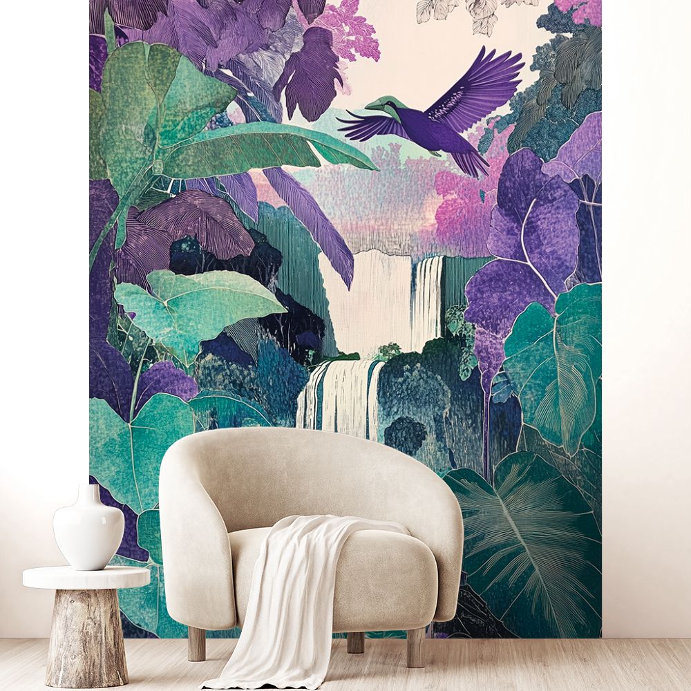 Papier peint "Scène naturelle apaisante"
