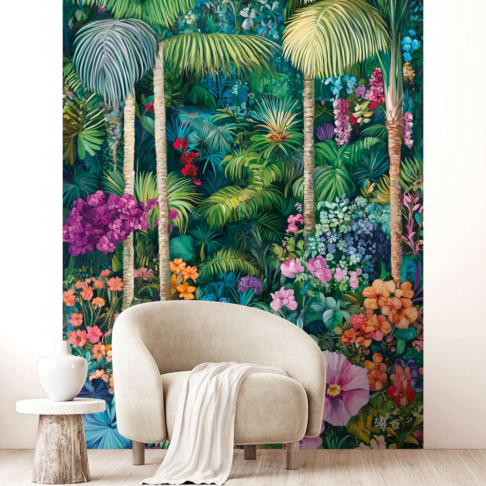 Papier peint "Jardin luxuriant"