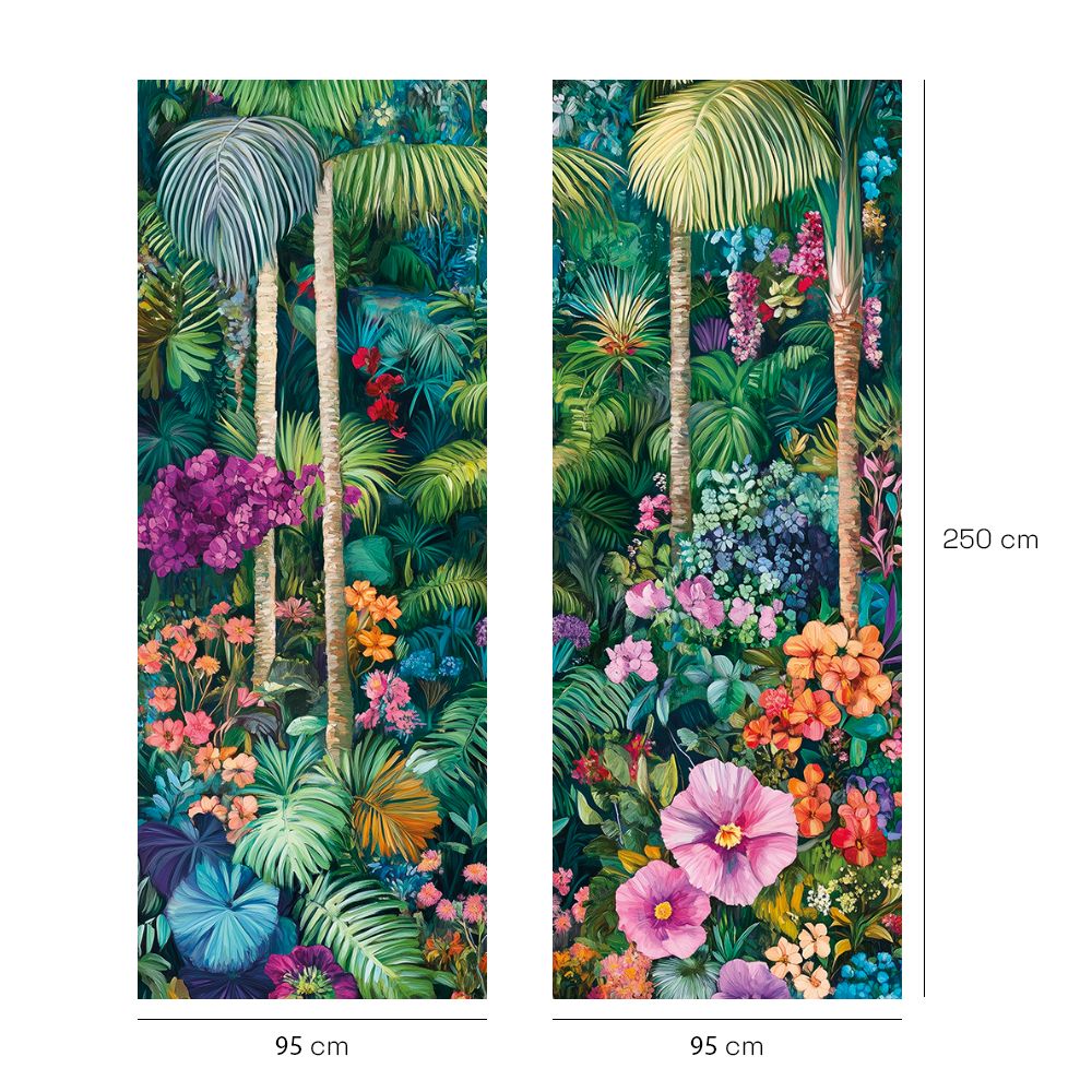 Papier peint "Jardin luxuriant"