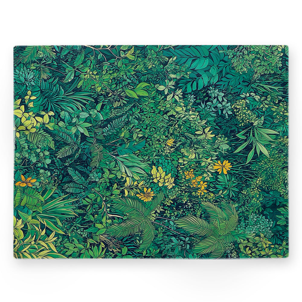 Nappe feuillage – Vert – 140×220 cm