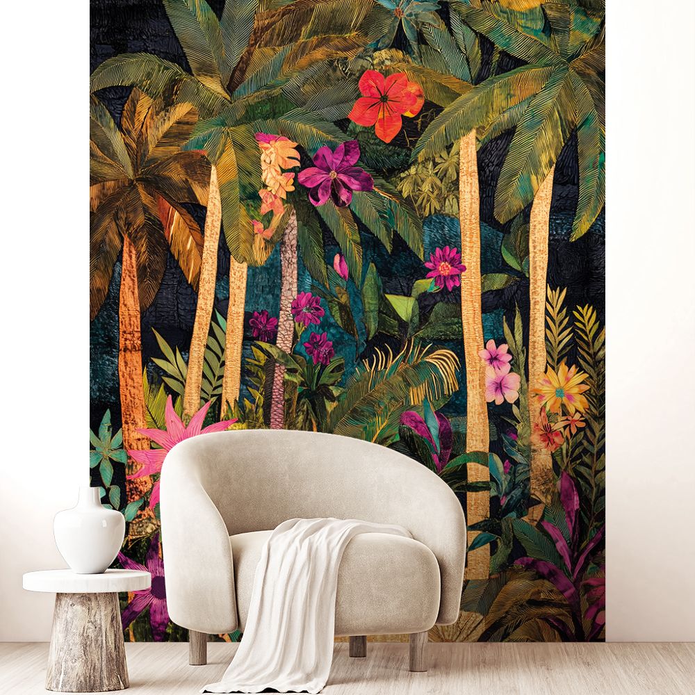 Papier peint "Luxuriance tropicale"
