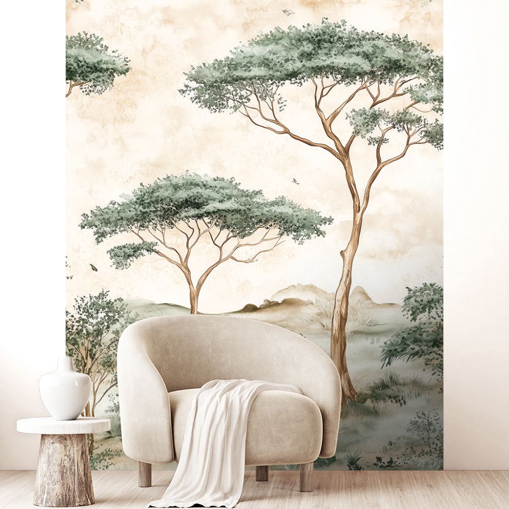 Papier peint "Paysage serein naturel"